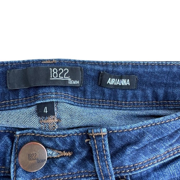 1822 Denim Arianna Jeans Womens Skinny Stretch Mid Rise 4 - Picture 3 of 11